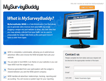 Tablet Screenshot of mysurveybuddy.com